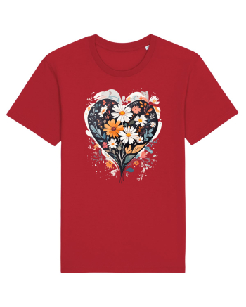 Flori boho 5 Red
