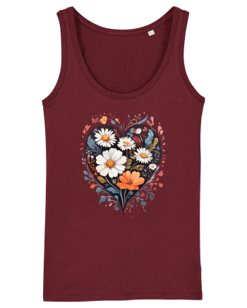 Flori boho 6 Burgundy
