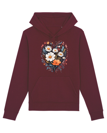 Flori boho 6 Burgundy