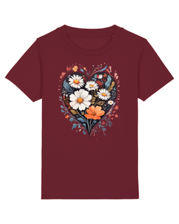Flori boho 6 Burgundy