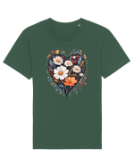 Flori boho 6 Tricou mânecă scurtă Unisex Rocker
