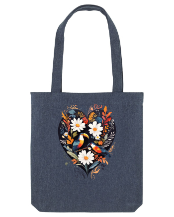Flori boho 7 Midnight Blue
