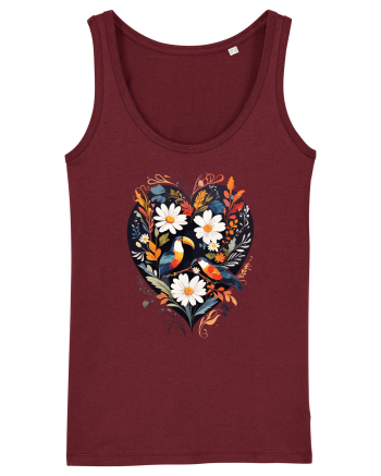 Flori boho 7 Burgundy