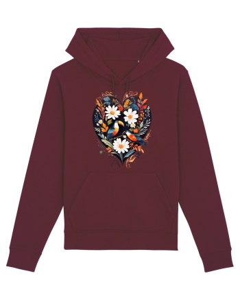 Flori boho 7 Burgundy