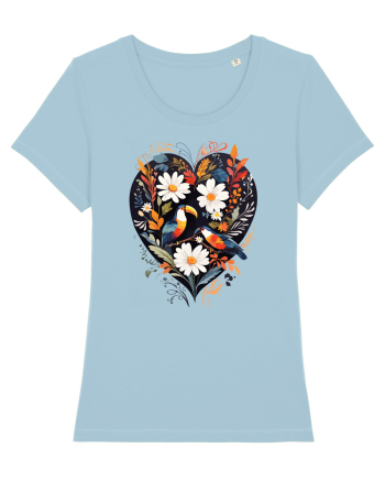 Flori boho 7 Sky Blue