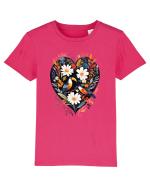 Flori boho 7 Tricou mânecă scurtă  Copii Mini Creator