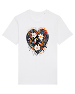 Flori boho 7 Tricou mânecă scurtă Unisex Rocker