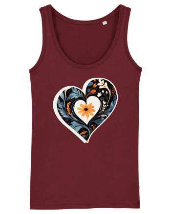 Flori boho 8 Burgundy