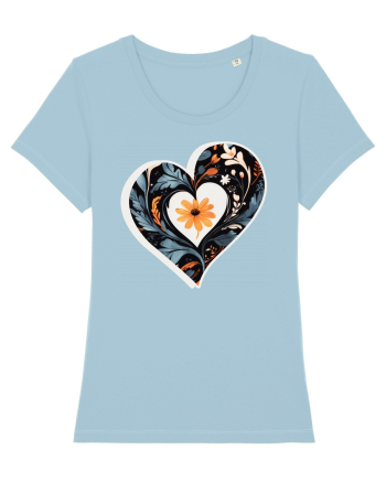 Flori boho 8 Sky Blue