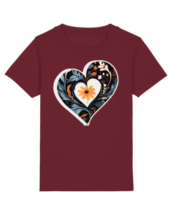 Flori boho 8 Burgundy