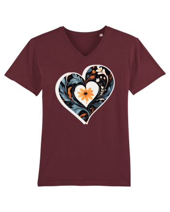 Flori boho 8 Burgundy