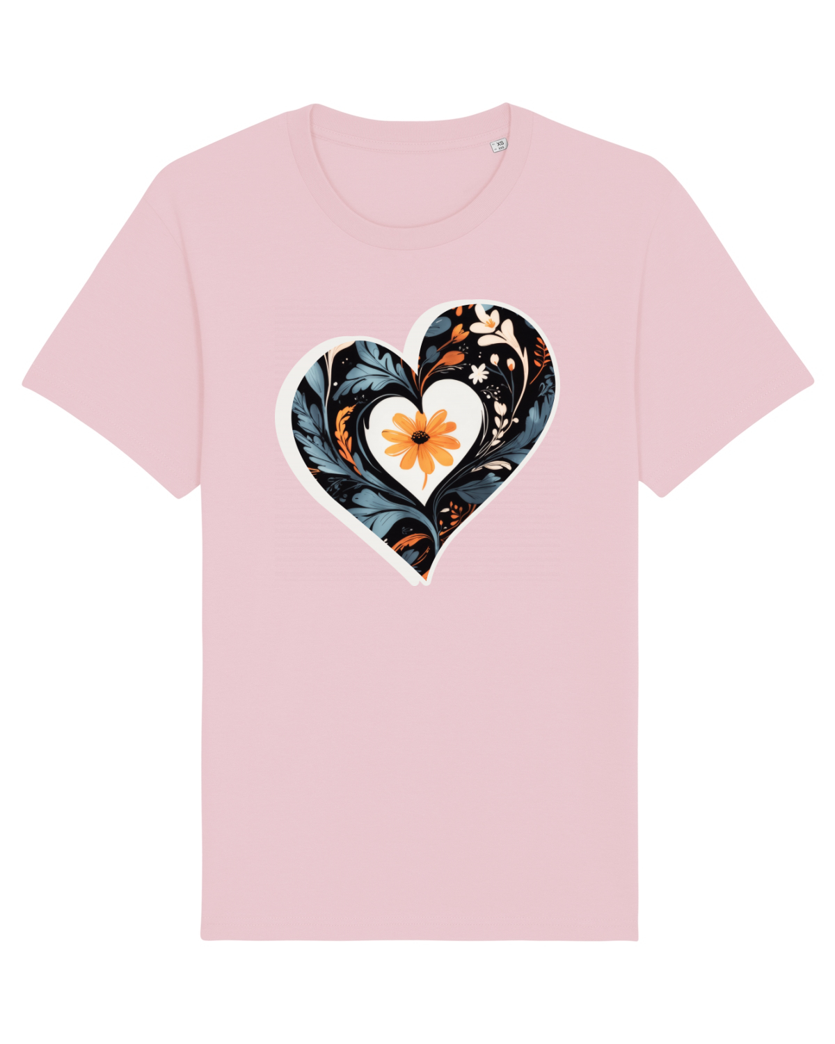 Tricou mânecă scurtă Unisex Rocker Cotton Pink