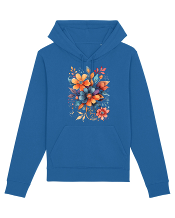 Flori boho 9 Royal Blue