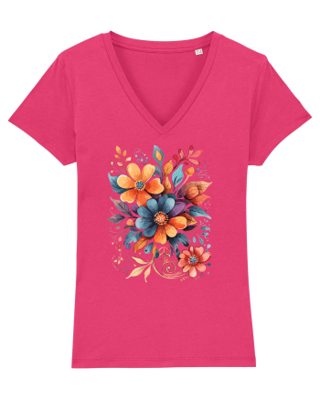 Flori boho 9 Raspberry