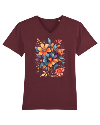 Flori boho 9 Burgundy