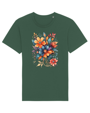 Flori boho 9 Bottle Green