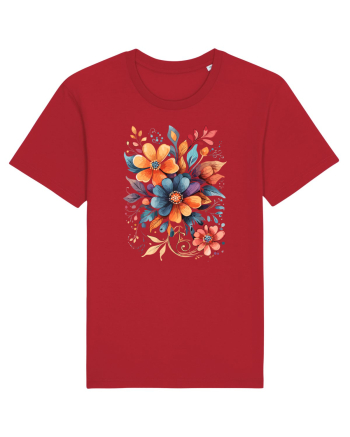 Flori boho 9 Red