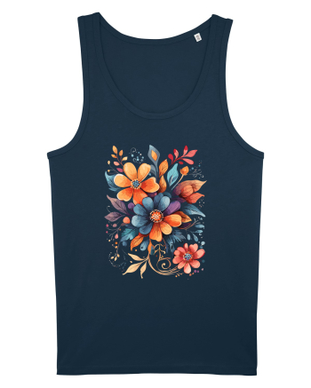 Flori boho 9 Navy
