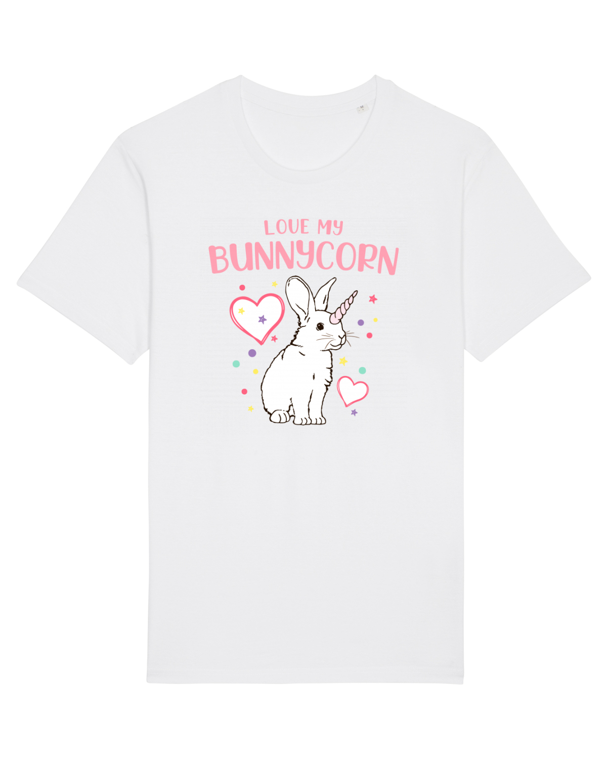 Tricou mânecă scurtă Unisex Rocker White