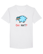 OAI nat? Tricou mânecă scurtă guler larg Bărbat Skater
