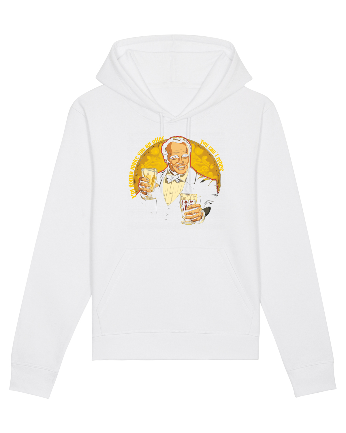 Hanorac Unisex Drummer White