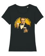 I`m gonna make you an offer you can`t refuse - Godfather Tricou mânecă scurtă guler larg fitted Damă Expresser