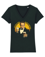 Iti voi face o oferta pe care n-o poti refuza - Godfather Tricou mânecă scurtă guler V Damă Evoker