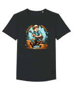 Ce-ai facut, Dorele?!?! :))) Tricou mânecă scurtă guler larg Bărbat Skater
