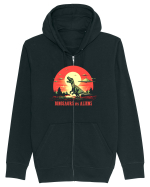 DINOZAURI vs EXTRATERESTRI / DINOSAURS vs ALIENS Hanorac cu fermoar Unisex Connector
