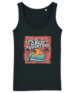 Life Is A Great Adventure Distressed Poster Style Maiou Damă Dreamer