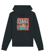 Life Is A Great Adventure Distressed Poster Style Hanorac Unisex Drummer