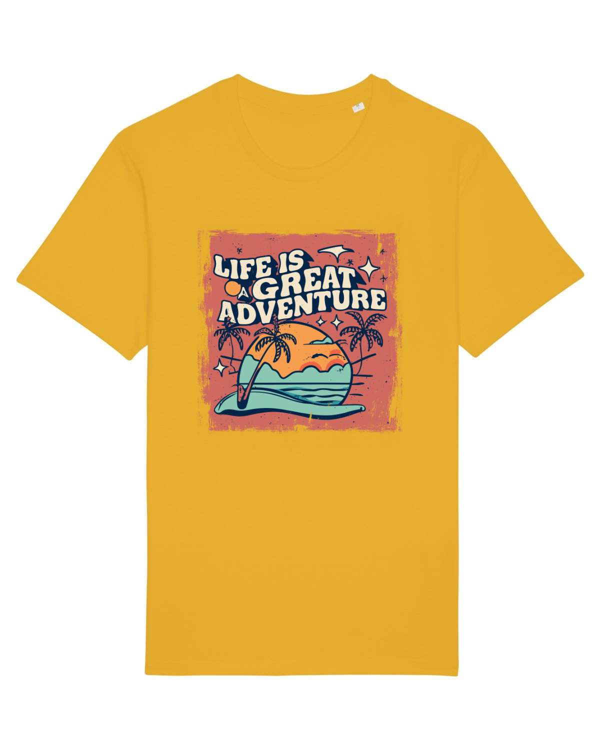Tricou mânecă scurtă Unisex Rocker Spectra Yellow