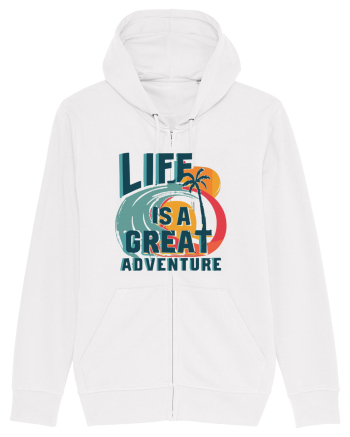 Life Is A Great Adventure Summer White