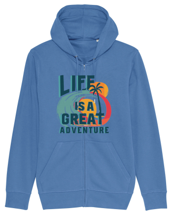 Life Is A Great Adventure Summer Bright Blue