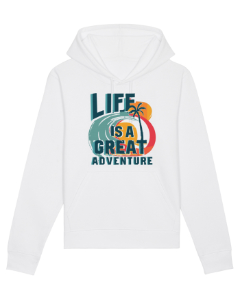 Life Is A Great Adventure Summer White