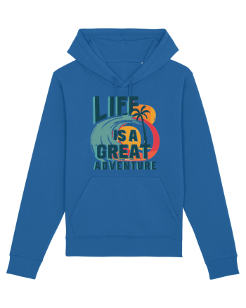 Life Is A Great Adventure Summer Royal Blue
