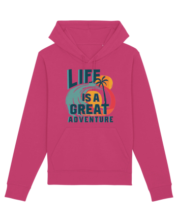 Life Is A Great Adventure Summer Raspberry