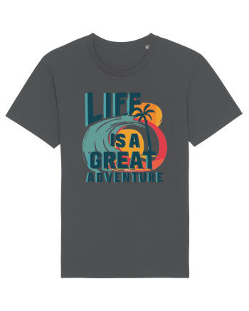 Life Is A Great Adventure Summer Anthracite
