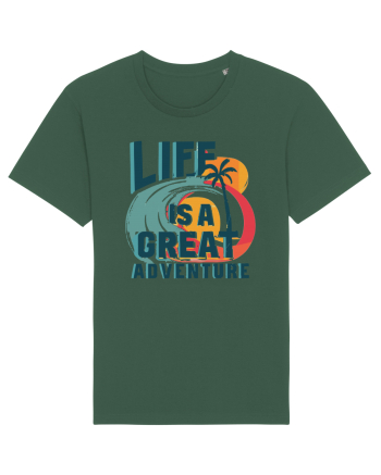 Life Is A Great Adventure Summer Bottle Green
