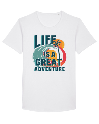 Life Is A Great Adventure Summer White