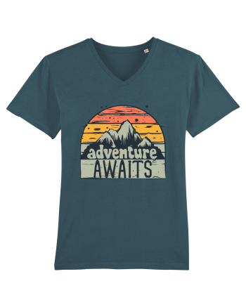 Adventure Awaits Retro Sunset Stargazer