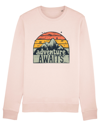 Adventure Awaits Retro Sunset Candy Pink