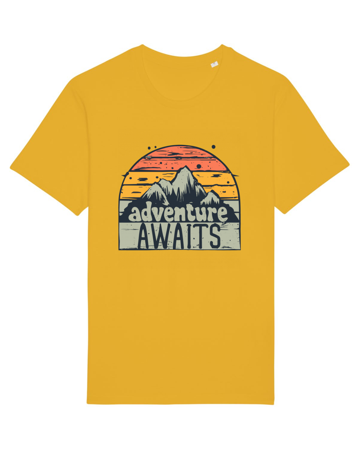 Tricou mânecă scurtă Unisex Rocker Spectra Yellow