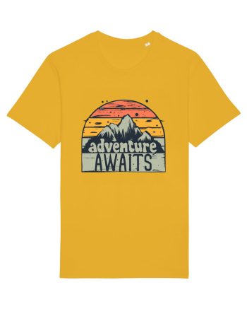 Adventure Awaits Retro Sunset Spectra Yellow