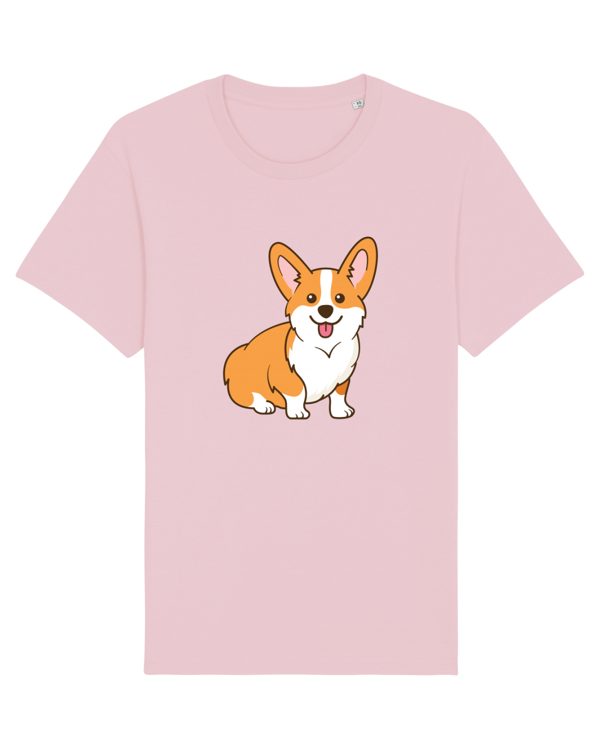 Tricou mânecă scurtă Unisex Rocker Cotton Pink