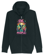Ew People Graffity Alien Hanorac cu fermoar Unisex Connector