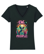 Ew People Graffity Alien Tricou mânecă scurtă guler V Damă Evoker