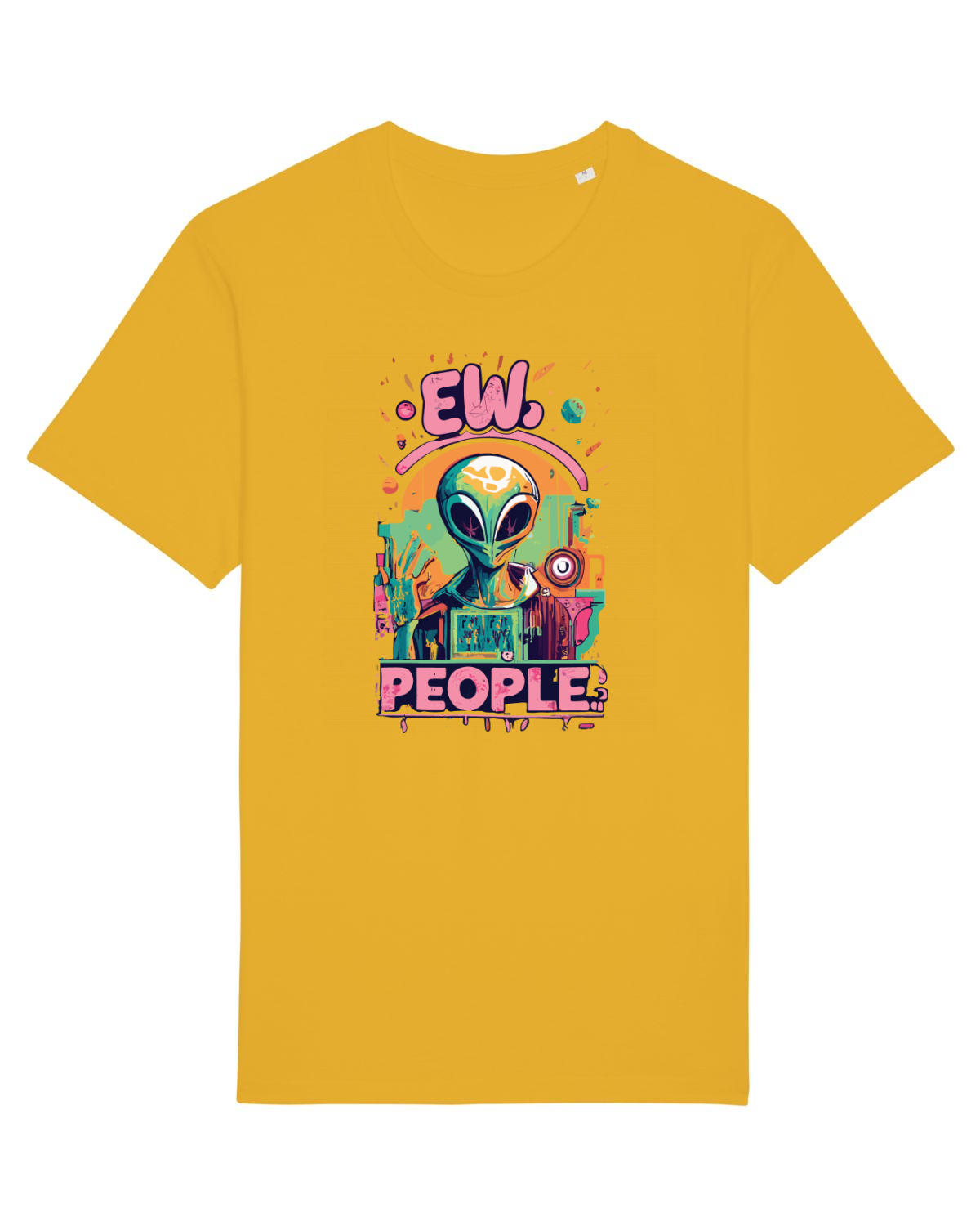 Tricou mânecă scurtă Unisex Rocker Spectra Yellow