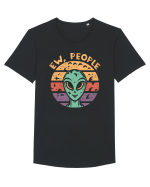 Ew People Retro Sunset Tricou mânecă scurtă guler larg Bărbat Skater