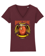 pt iubitorii de bere - Homemade Brewed Tricou mânecă scurtă guler V Damă Evoker